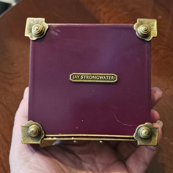 RARE JAY STRONGWATER ARABESQUE DARJEELING POST IT HOLDER DESK OFFICE CRYSTAL - Picture 6 of 6